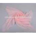 Новый новый дизайн Plain Pink Light Color Wool Scarf, Wool Scarves Wholesale